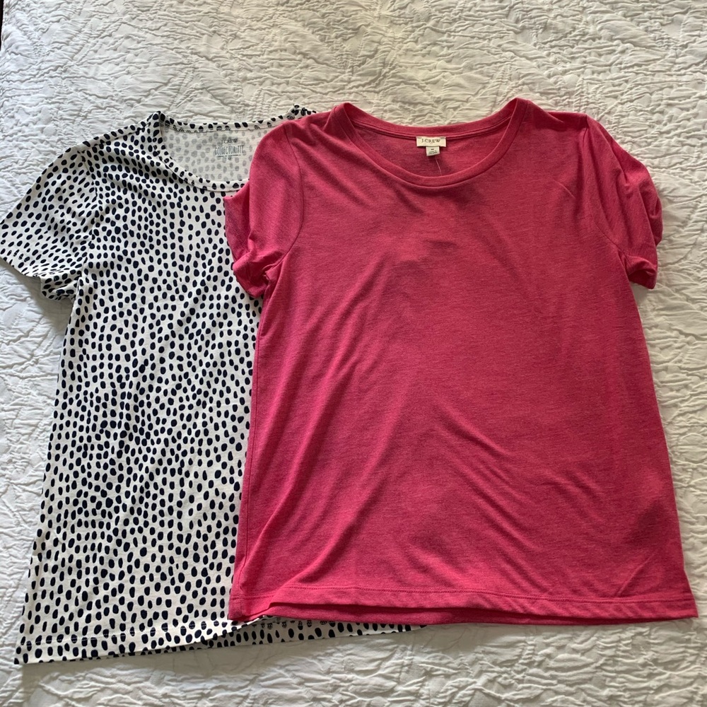 Two J Crew tees